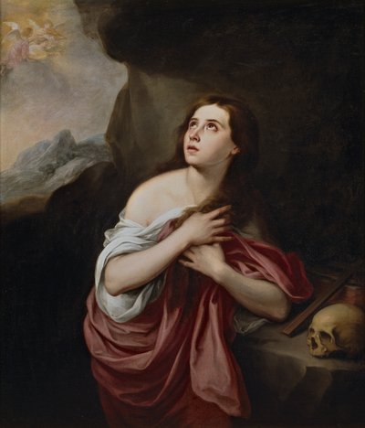 Boetvaardige Magdalena door Bartolomé Esteban Murillo